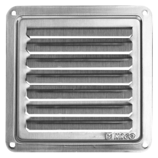 HACO Mřížka 100x100 větrací krytka nerez 0709