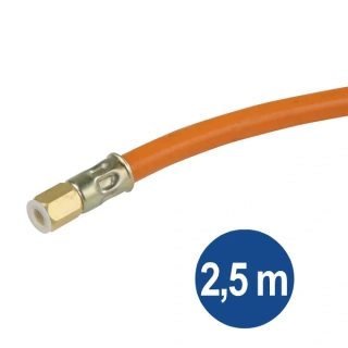 Hadice plynová 2,5m (2xM9x0,75) MEVA U4383
