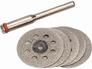 Kotouče diamantové, na přímou brusku, sada 6ks EXTOL CRAFT 73421