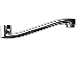 Ramínko prohnuté 200mm chrom BALLETTO 81066