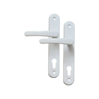 Kování MICHAELA – klika + klika, FAB, rozteč 90 mm, kov, bílé