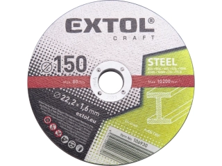 EXTOL CRAFT Kotouče řezné na kov 5ks 150x1,6x22,2mm 106930
