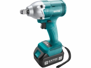 Utahovák rázový aku 1/2', brushless, 18V Li-ion, 2x4000mAh EXTOL INDUSTRIAL 8791255