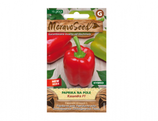 Paprika zeleninová poloraná KASANDRA F1, na pole 64483 (G)