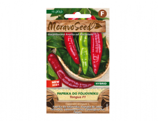 Paprika zeleninová TONGUA F1 - hybrid, do fóliovníku 64486 (G)