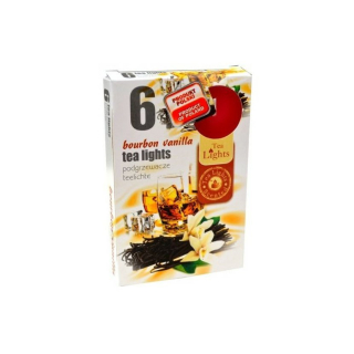 Svíčky čajové Bourbon Vanilla 6ks