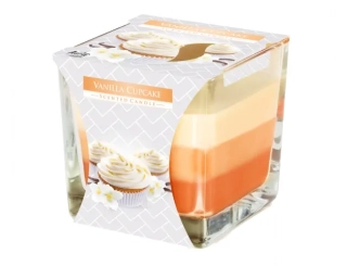 Sklo hranol 80x80 mm VANILKA CUPCAKE 32h