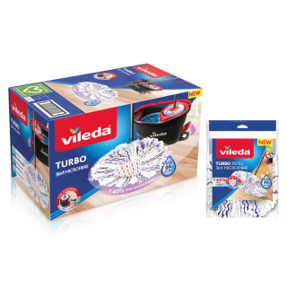 Vileda TURBO 3v1 s náhradou navíc 167751