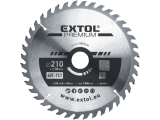Kotouč pilový 210x3,0x30mm SK40T EXTOL PREMIUM 8803236