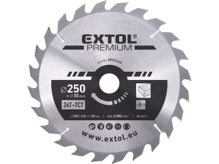 Kotouč pilový 250x3,0x30mm SK24T EXTOL PREMIUM