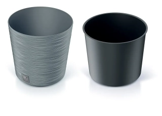 Květináč FURU ROUND betonový 25cm Prosperplast DFR250-422U