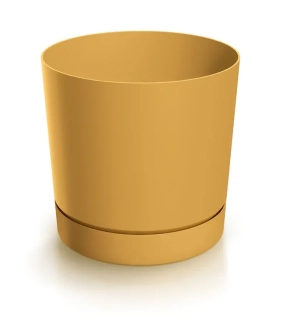 Květináč TUBO P 23,9cm hořčicový Prosperplast DPOP240-117U