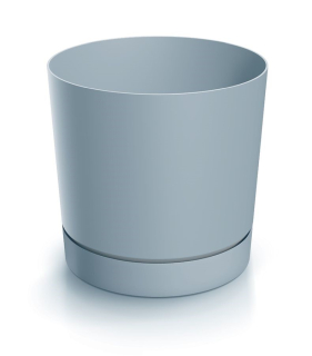 Květináč TUBO P světle šedý 23,9cm Prosperplast DPOP240-433U