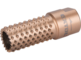 Rašple rotační-válcová s čelními zuby O20mm závit M14 EXTOL PREMIUM