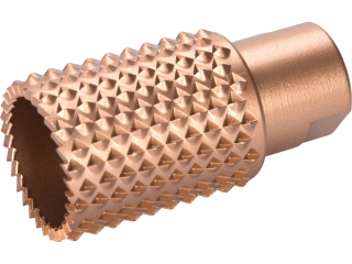 Rašple rotační-válcová s čelními zuby, O30mm, závit M14 EXTOL PREMIUM