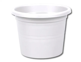 Květník SAKURA MODERN plastový matný bílý d22cm NOHEL GARDEN 55622bb