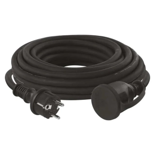 EMOS prodlužovací kabel 10 m venkovní 1 zásuvka černý guma-neopren 230 V/1,5 mm2 1901211000