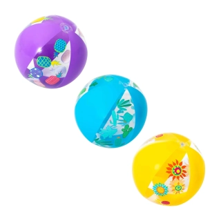 Nafukovací míč DESIGNER - mix 3 druhy, 51cm 31036