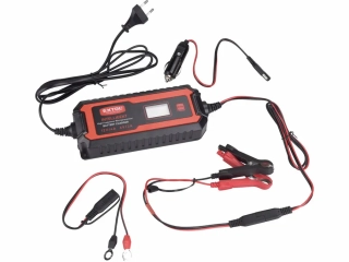 Autonabíječka 9.st.,řízená mikroprocesorem, 12V/6V, 4A EXTOL PREMIUM 8897302