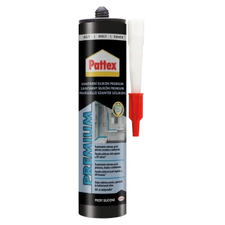 PATTEX silikon sanitární Premium transp. 310ml