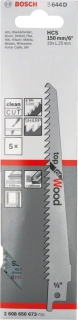 BOSCH pilový plátek S644D 5ks 2.608.650.673