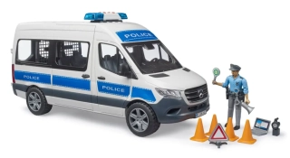 BRUDER 2683 Policejní Mercedes-Benz Sprinter s modulem světla a zvuku