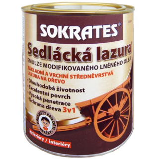 Sokrates Sedlácká lazura čirá 0.7kg 075200013