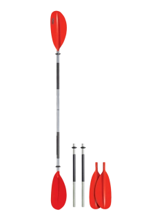 Červené skládací pádlo 220 mm Bravo KWB ALU 220-4