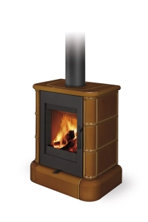 Romotop SIENA N01 - keramika hnědá glazura 67300 krbová kamna