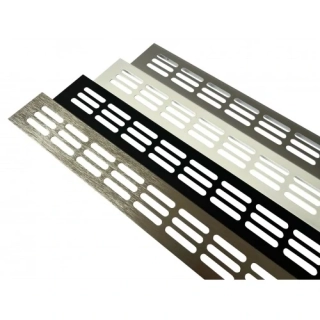 Mřížka větrací 60x400mm AL-bílá mat LEVEL 00.1060.0400.52
