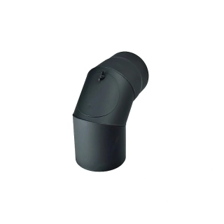 Koleno 160/ 90°/1.5mm s čistícím otvorem kouřové