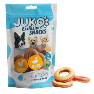 Chicken & Duck Doughnuts JUKO Snacks 70 g 17674