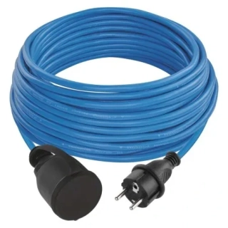 Prodlužovací kabel 20m,1zás.,1.5mm,modrý, PVC, 230V EMOS
