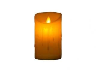 Emocio LED čajová svíčka tančící plamen, 75x125mm