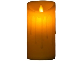 Emocio LED čajová svíčka tančící plamen, 75x150mm