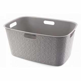 Curver Koš na čisté prádlo Softex šedá 45L 00572-Z70