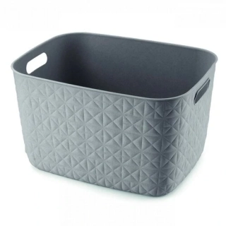 Curver Košík Softex L šedohnědý 00574-Z70