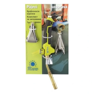 Plynová pájecí Hobby souprava MEVA UH004 – 3 typy hořáků na PB láhve