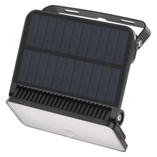 Solární LED reflektor SOLO s pohybovým čidlem 1000LM IP54 NW, černý, neutrální bílá EMOS ZG121S 1552121000