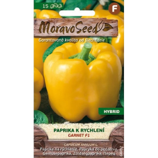 Paprika zeleninová k rychlení GARNET F1 žlutá 64492 (G)