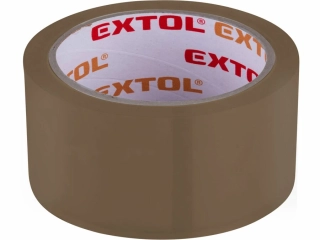 Páska lepicí tichá, hnědá/Havana, 48mm x 66m tl.0,050mm, PP/akryl lepidlo EXTOL PREMIUM 8856325