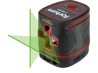 Laser zelený liniový křížový samonivelační FORTUM 4780208
