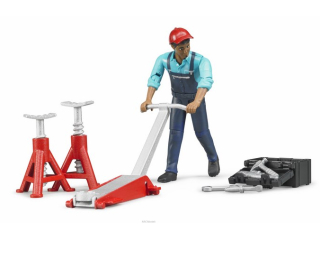 BRUDER 62100 Figurka mechanik s nářadím BR62100