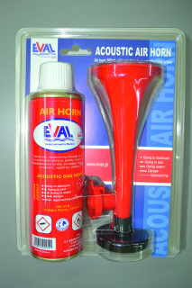 Akustická plynová houkačka AIR HORN obsah 380 ml EVAL 00535