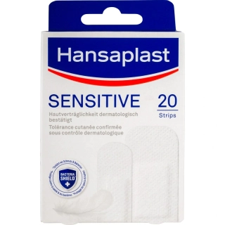 Hansaplast Sensitive náplast, 20 ks