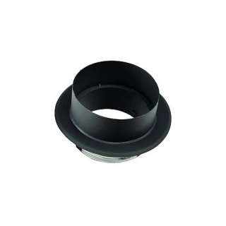 Redukce komínová 180/150/1,5mm s těsnící šňůrou černá