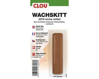 Vosk opravný Wachskitt 7,5 cm 2210 dub střední CLOU