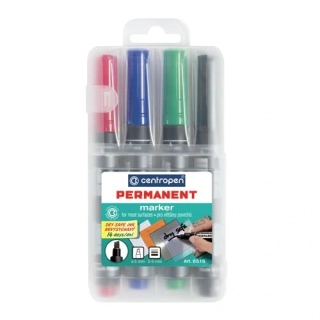 Popisovač permanentní Centropen 8516 sada 4ks