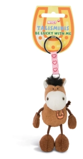 NICI klíčenka Koník hnědý bb 7cm Talisminis NICI33685