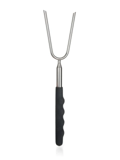 Vidlice teleskopická opékací 24–86 cm – nerezová, s PVC rukojetí